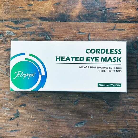 Heated Eye Mask for Dry Eyes, Cordless Warm Eye Compress, 4 Heat Levels NWT - Picture 2 of 9